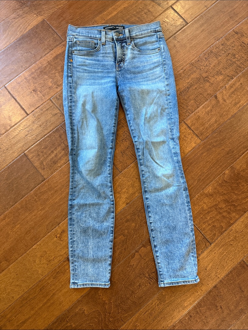 Veronica Beard Light Blue Skinny Jeans